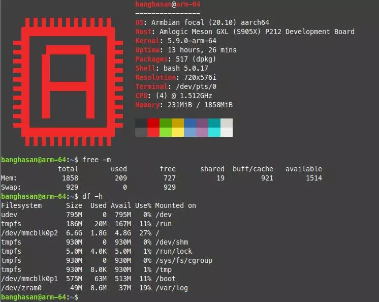 armbian info